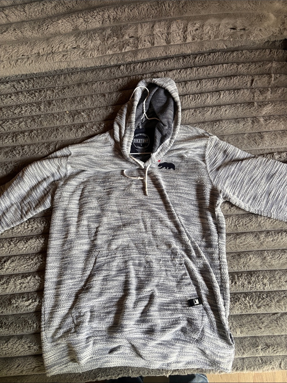 ZeroXposur Heather Gray Knit Hooded Pullover
